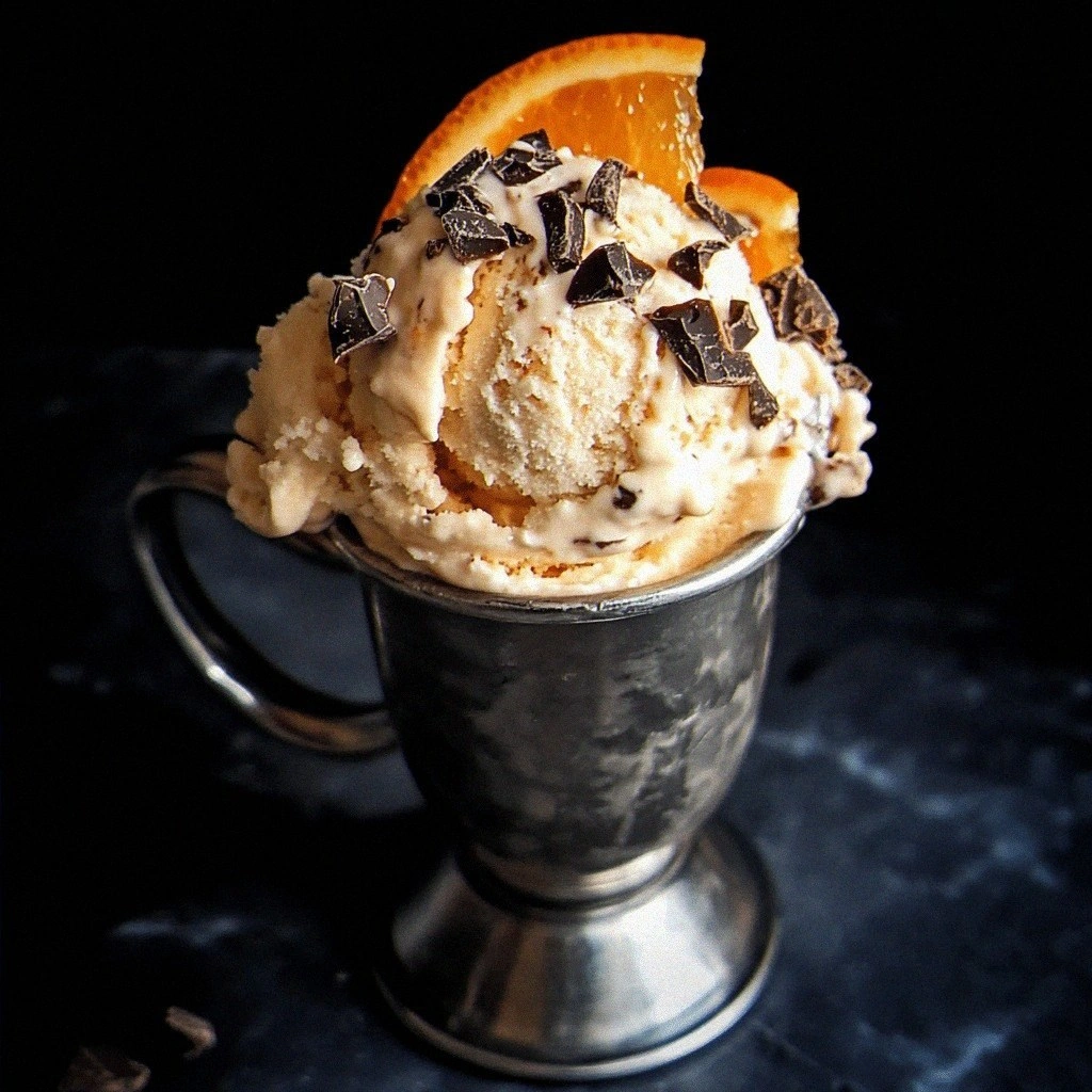 Chocolate and Orange Ricotta Ice Cream