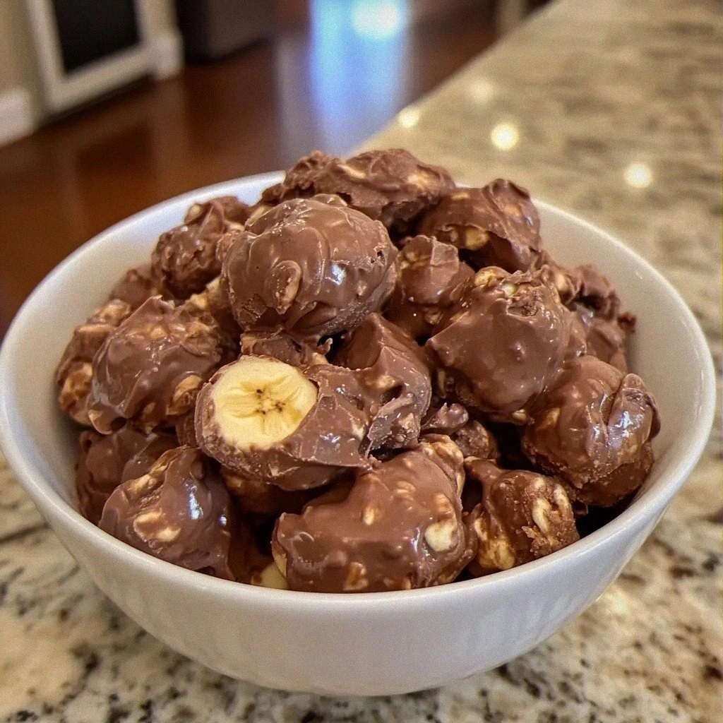 Chocolate Banana Frozen Yogurt Clusters: A Sweet Delight!
