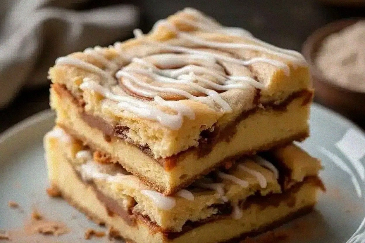 Cinnamon Roll Bliss Bars Recipe Easy Dessert Bars to Bake