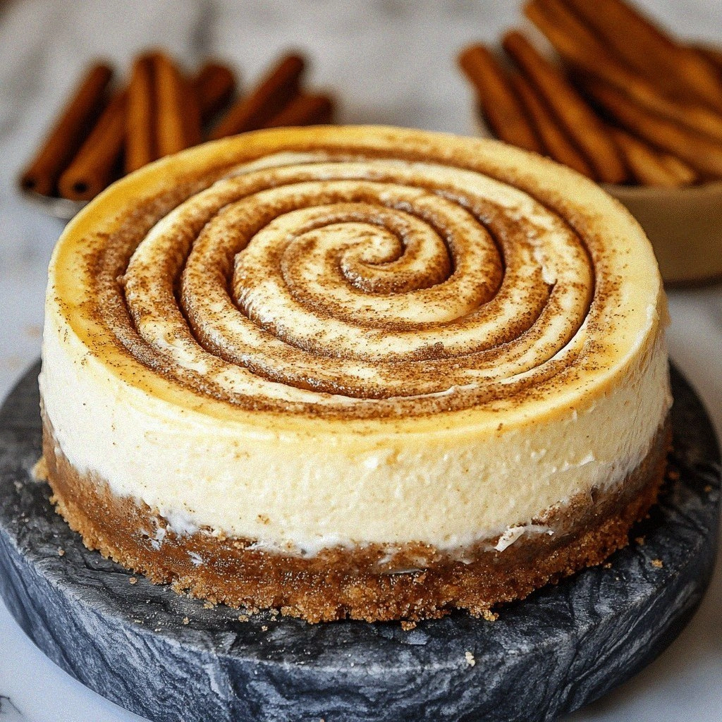 Cinnamon Roll Cheesecake