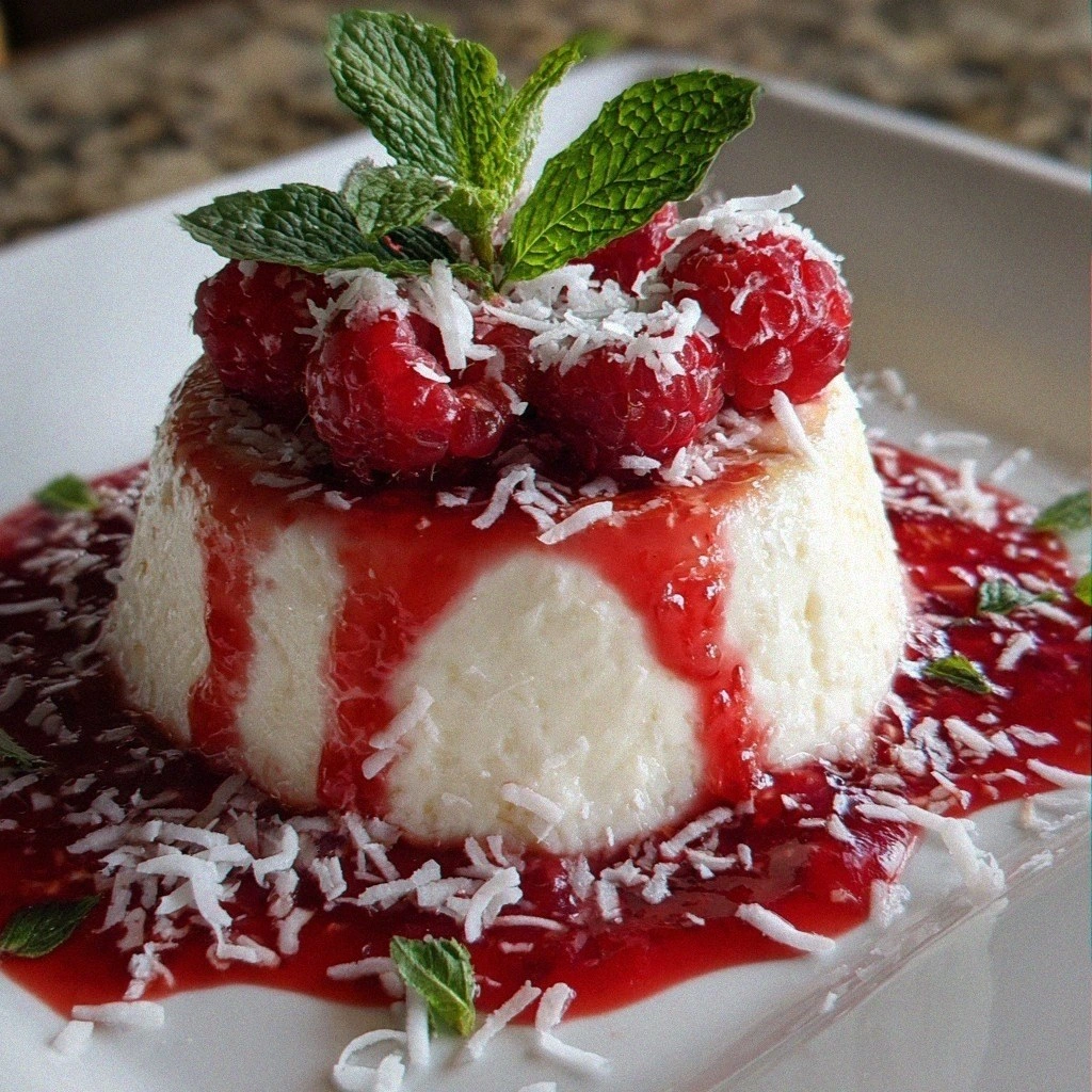 Coconut Cream Raspberry Splash