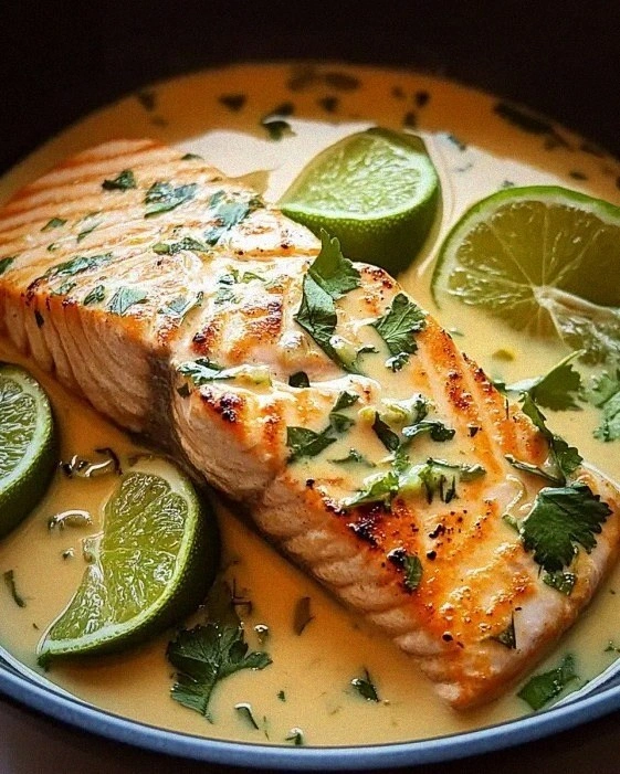 Coconut Lime Poached Salmon: A Flavorful Delight Awaits!