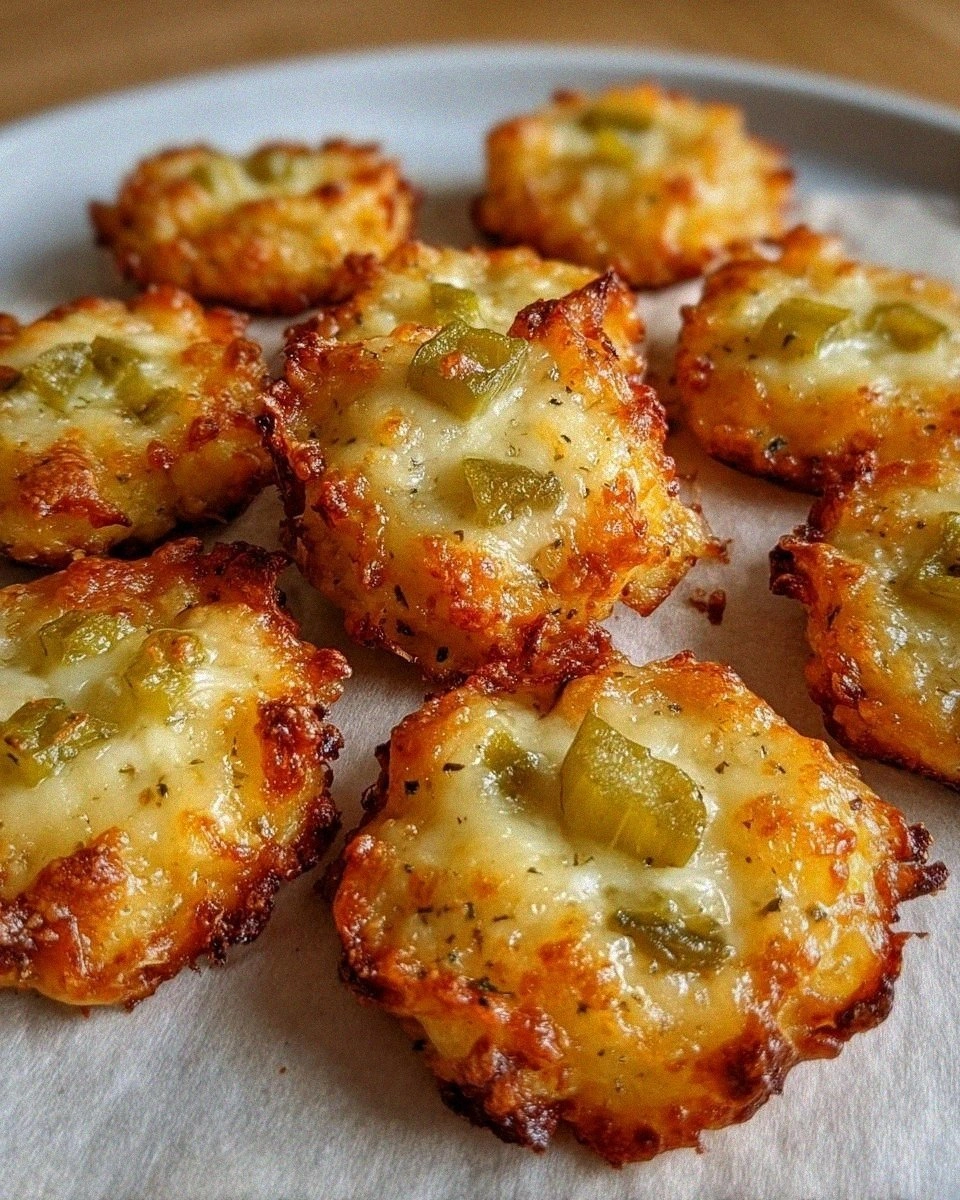 Crispy Pickle Cheese Bites