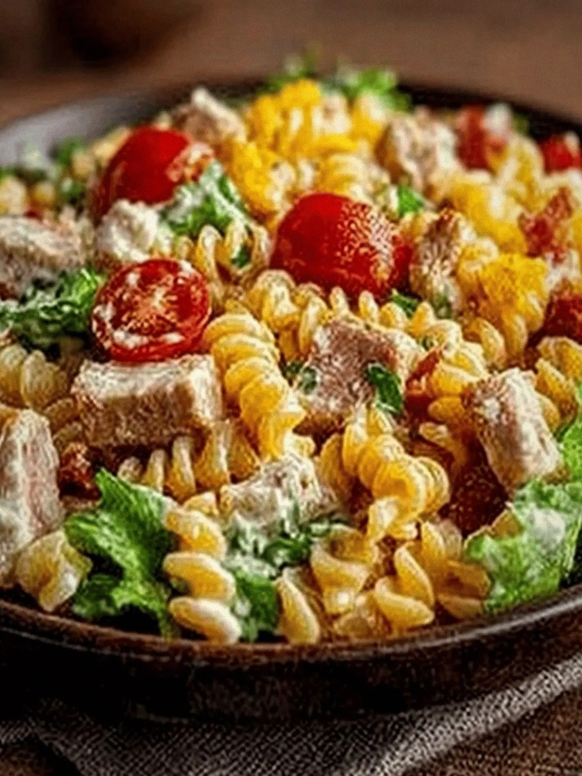 Delicious Club Sandwich Pasta Salad for Easy Meal Prep