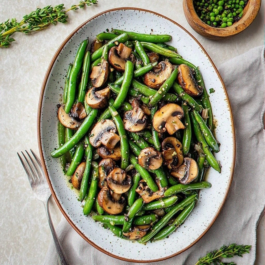 Delicious Green Beans and Mushrooms Recipe