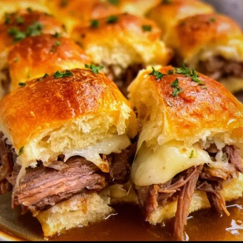 Easy French Dip Sliders