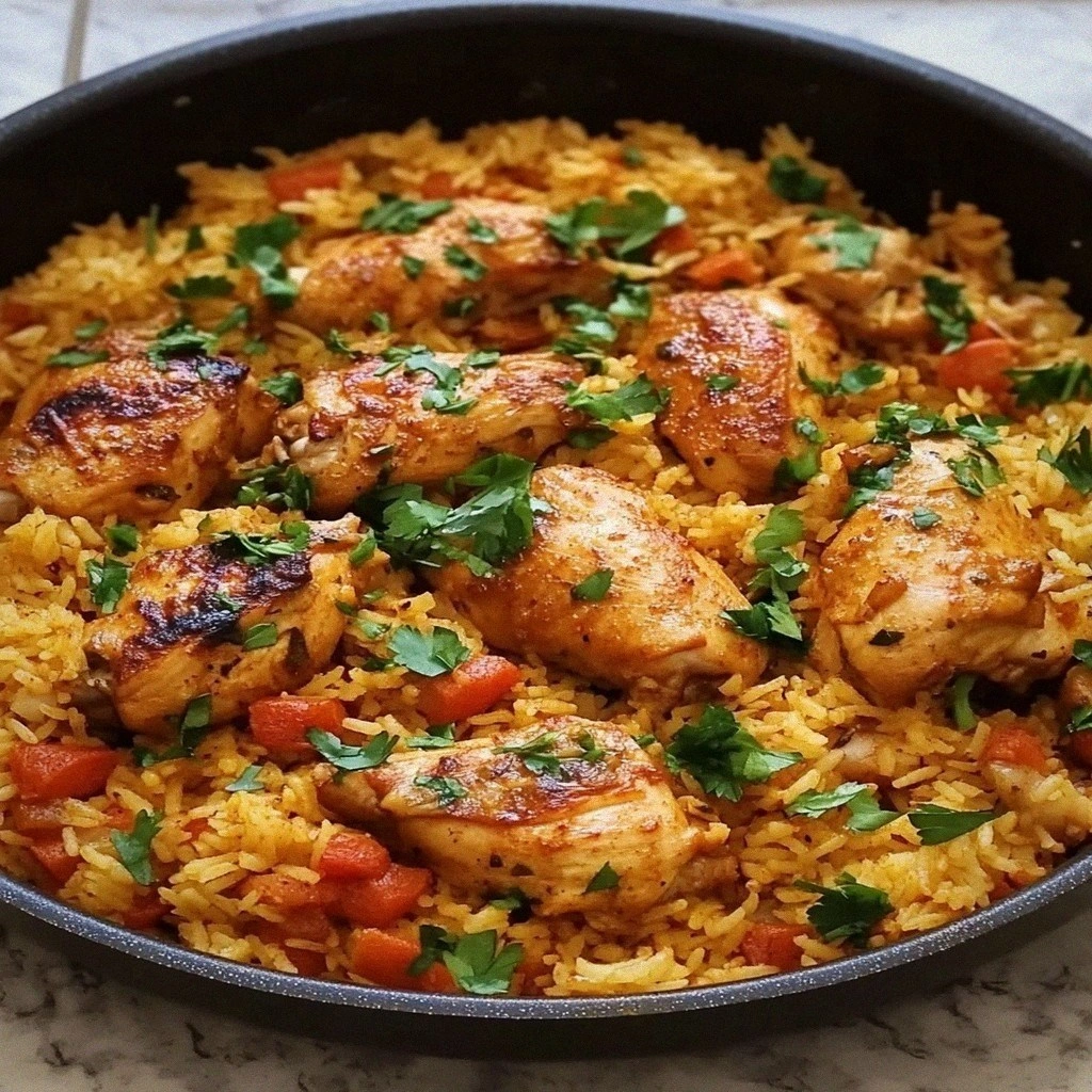 Flavorful One Pan Chicken and Rice: Easy Recipe Delight
