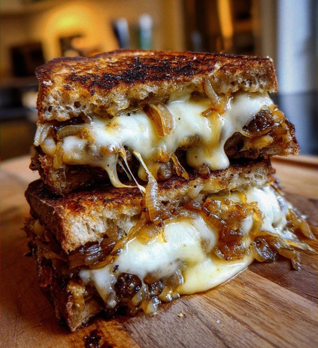 French Onion Patty Melt