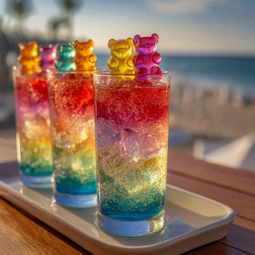 Gummy Bear Glow Fizz: Juicy, Sparkling, Irresistibly Fun!
