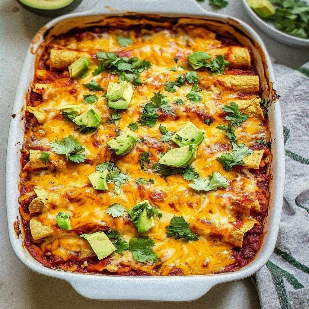 Irresistible Chicken Enchilada Casserole Recipe Delight