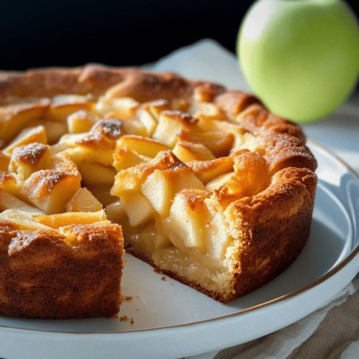 Italian Apple Cake With Plenty Of Apples Torta Di Mele Delight