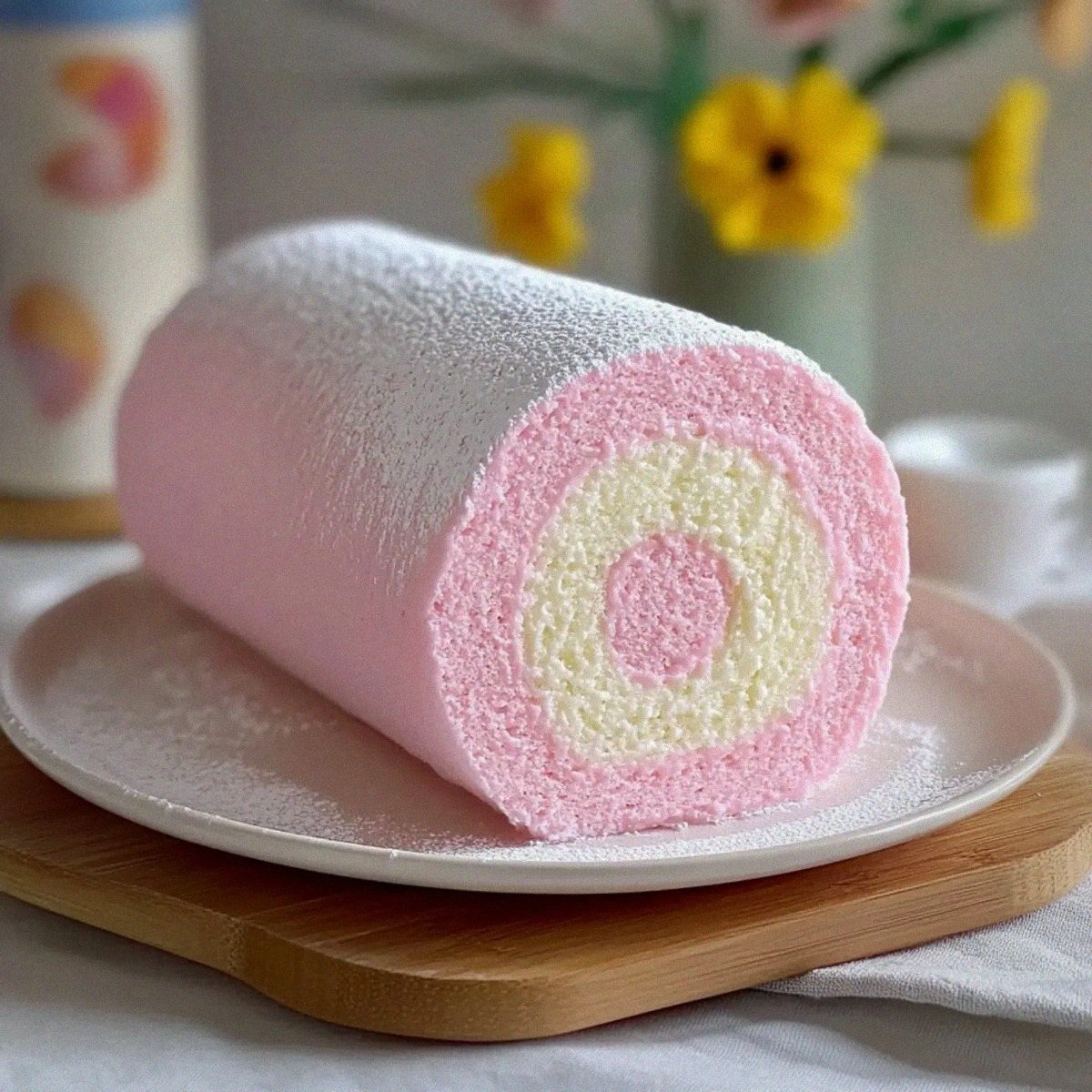 Japanese Cotton Candy Cake Roll: A Pastel Dream to Bake