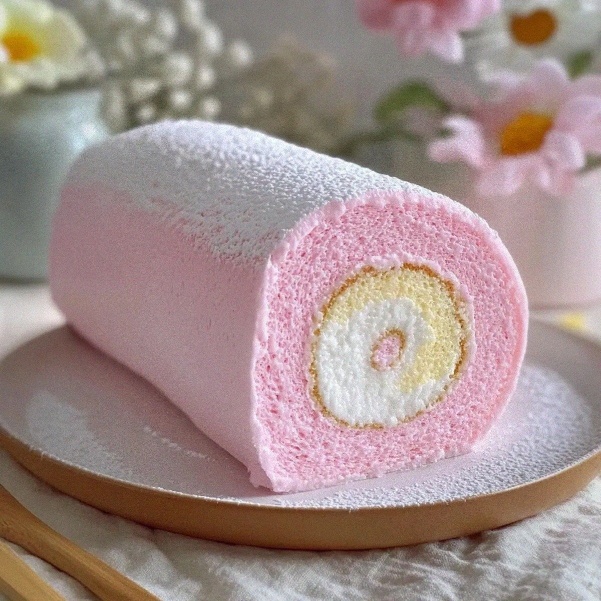 Japanese Cotton Candy Cake Roll: A Pastel Dream to Bake