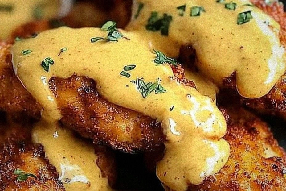 Pretzel Chicken with Mustard-Cheddar Sauce: An Incredible 5-Star Recipe