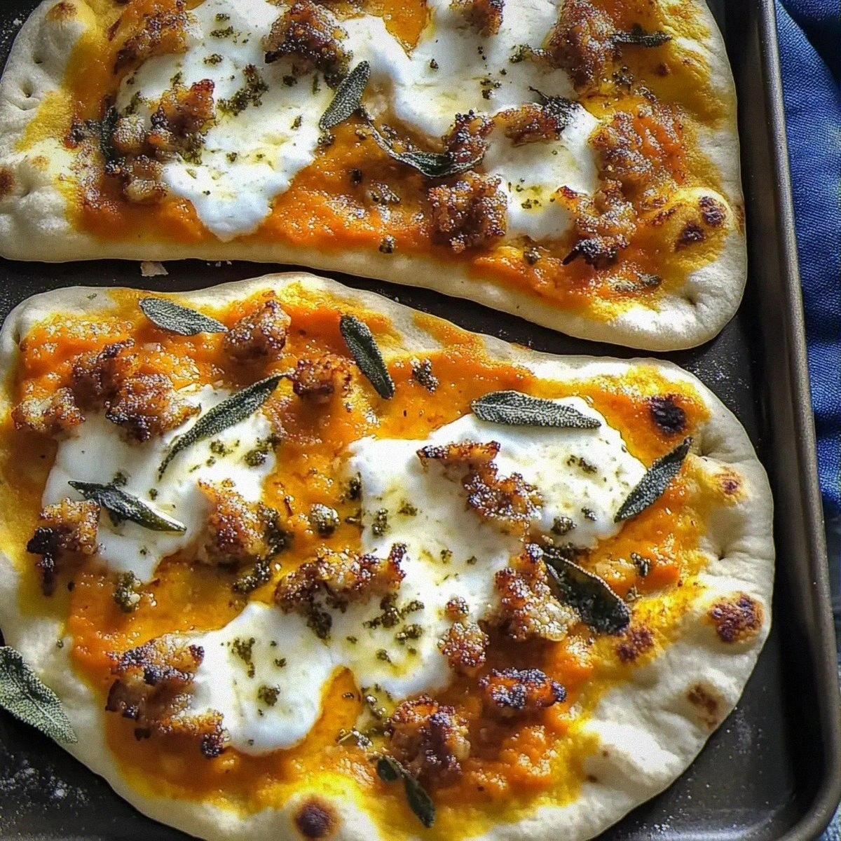 Satisfy Your Cravings with Tasty Autumn Naan Pizzas