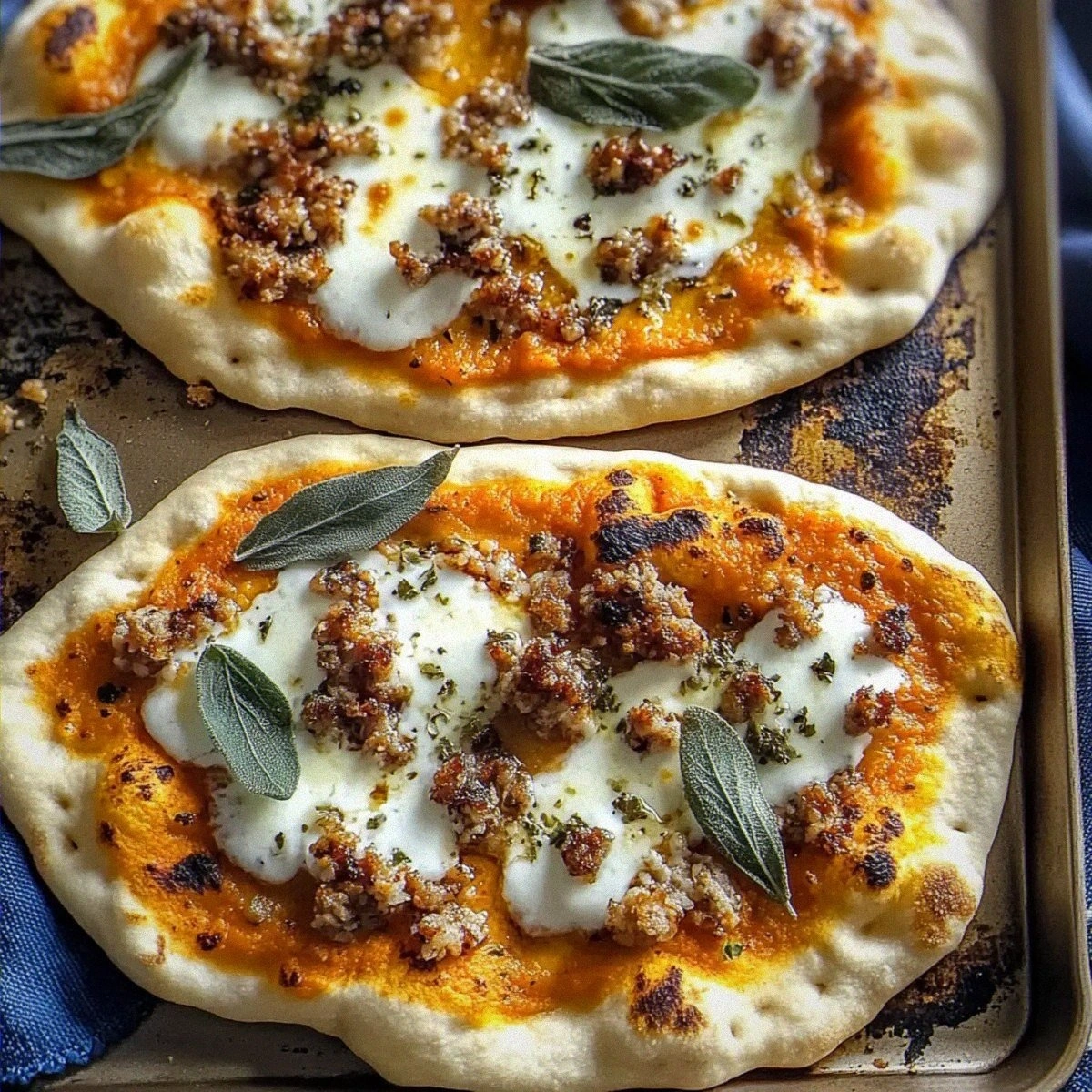 Satisfy Your Cravings with Tasty Autumn Naan Pizzas