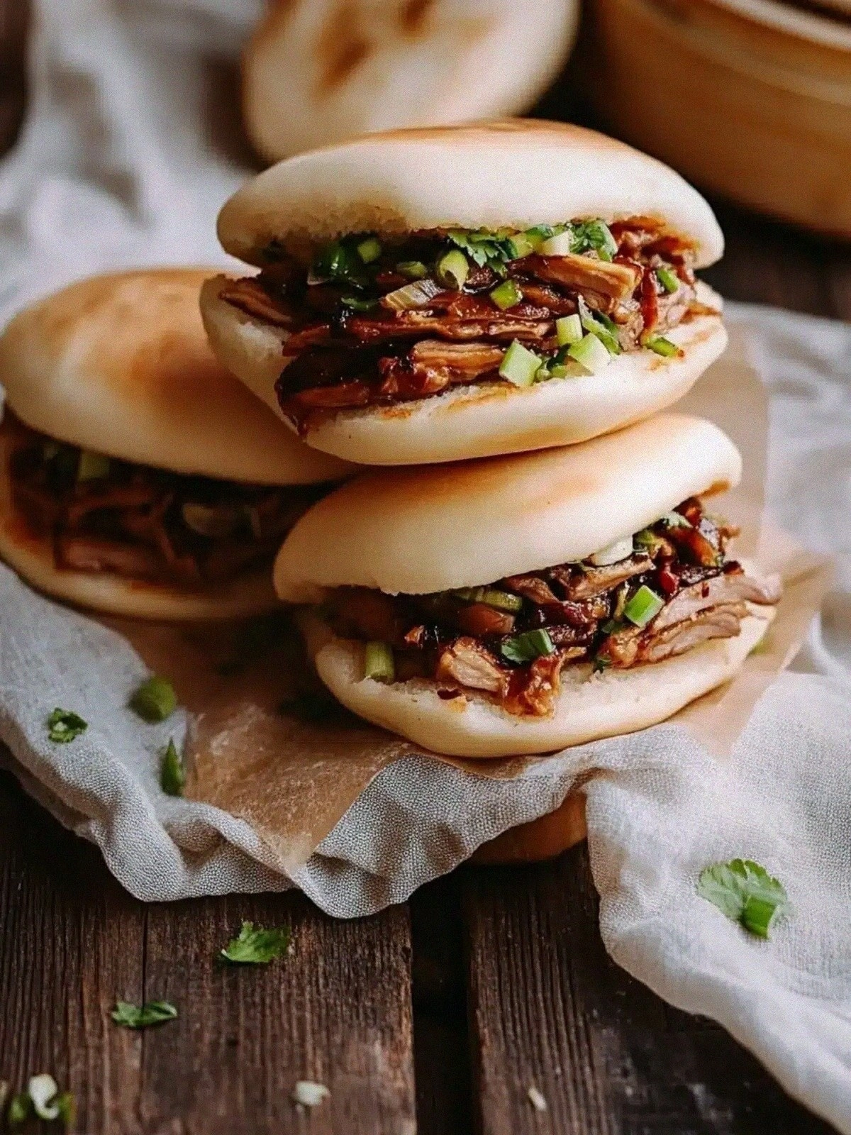 Savory Chinese Hamburger-Braised Pork Belly Buns to Savor