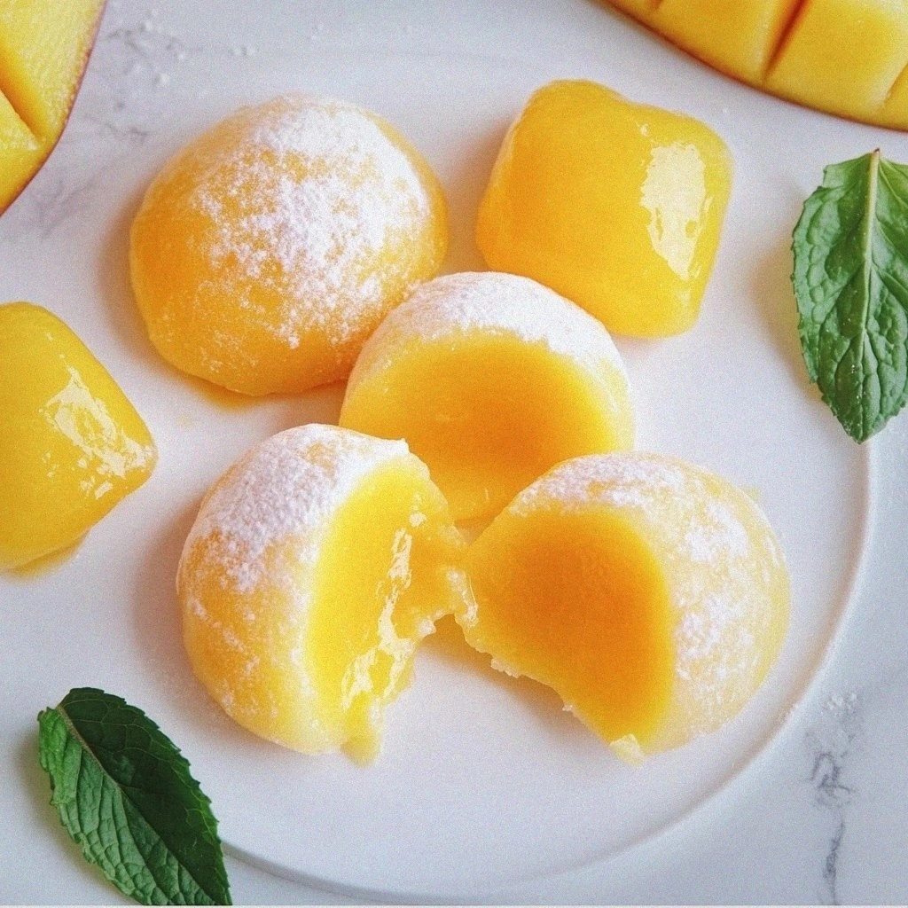 Simple 3-Ingredient Mango Mochi