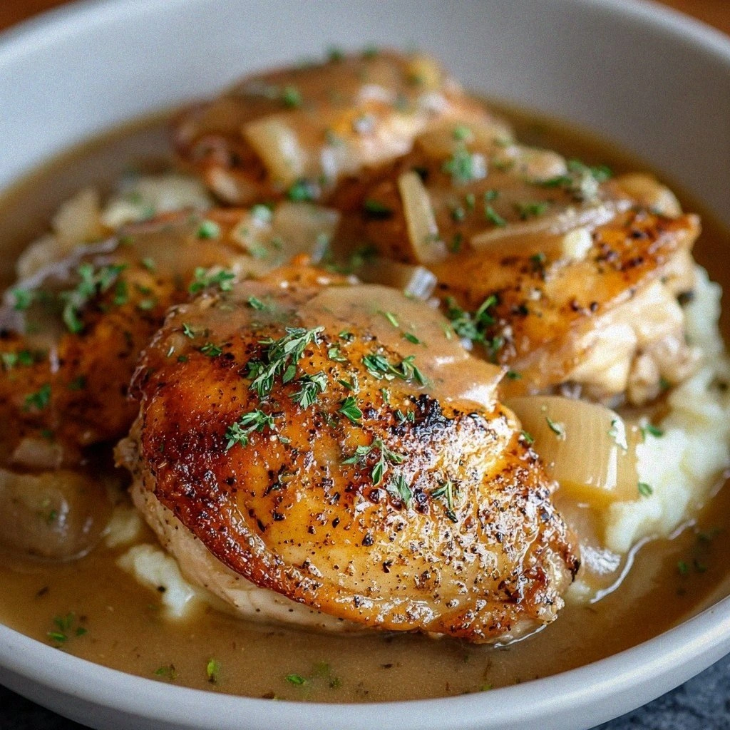 Slow Cooker Chicken with Gravy