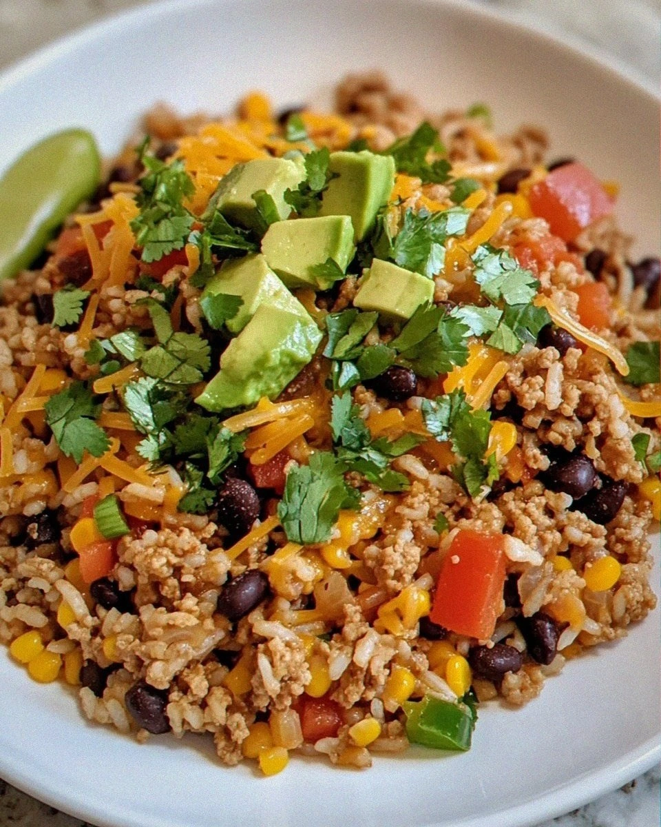 Southwest Turkey and Rice Skillet: A Flavorful Delight!