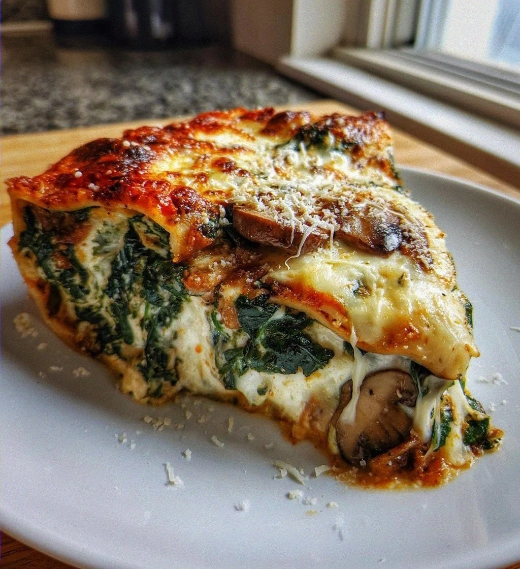 Spinach Mushroom Lasagna