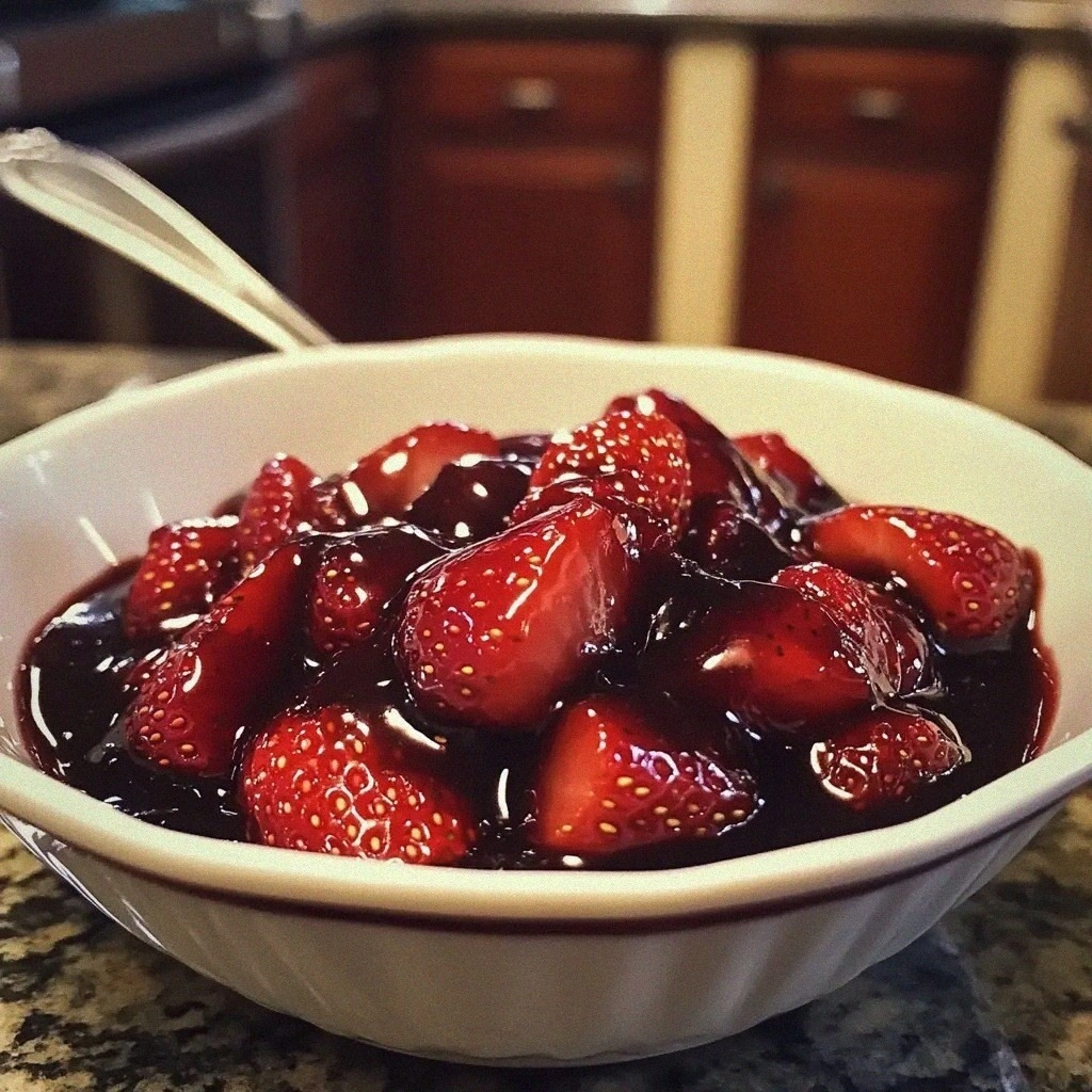 Strawberry Balsamic Preserves: A Sweet, Tangy Delight!