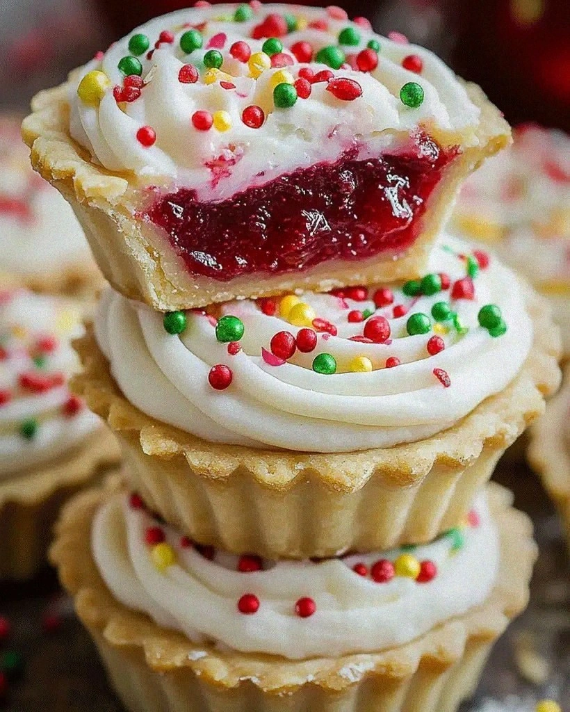 Strawberry Jam Cheesecake Cookie Cups – Sweet Delight