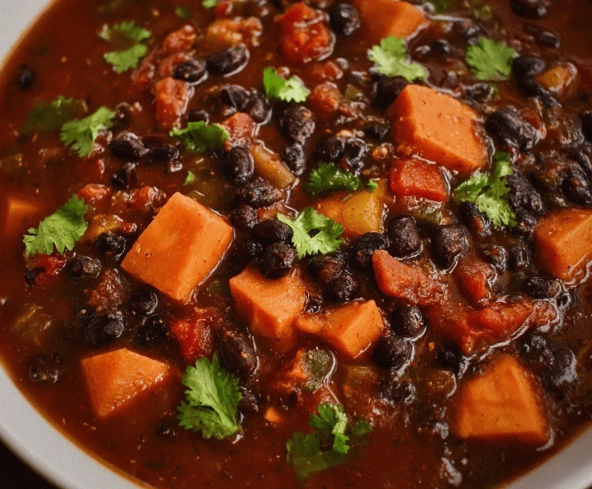 Sweet Potato Black Bean Chili