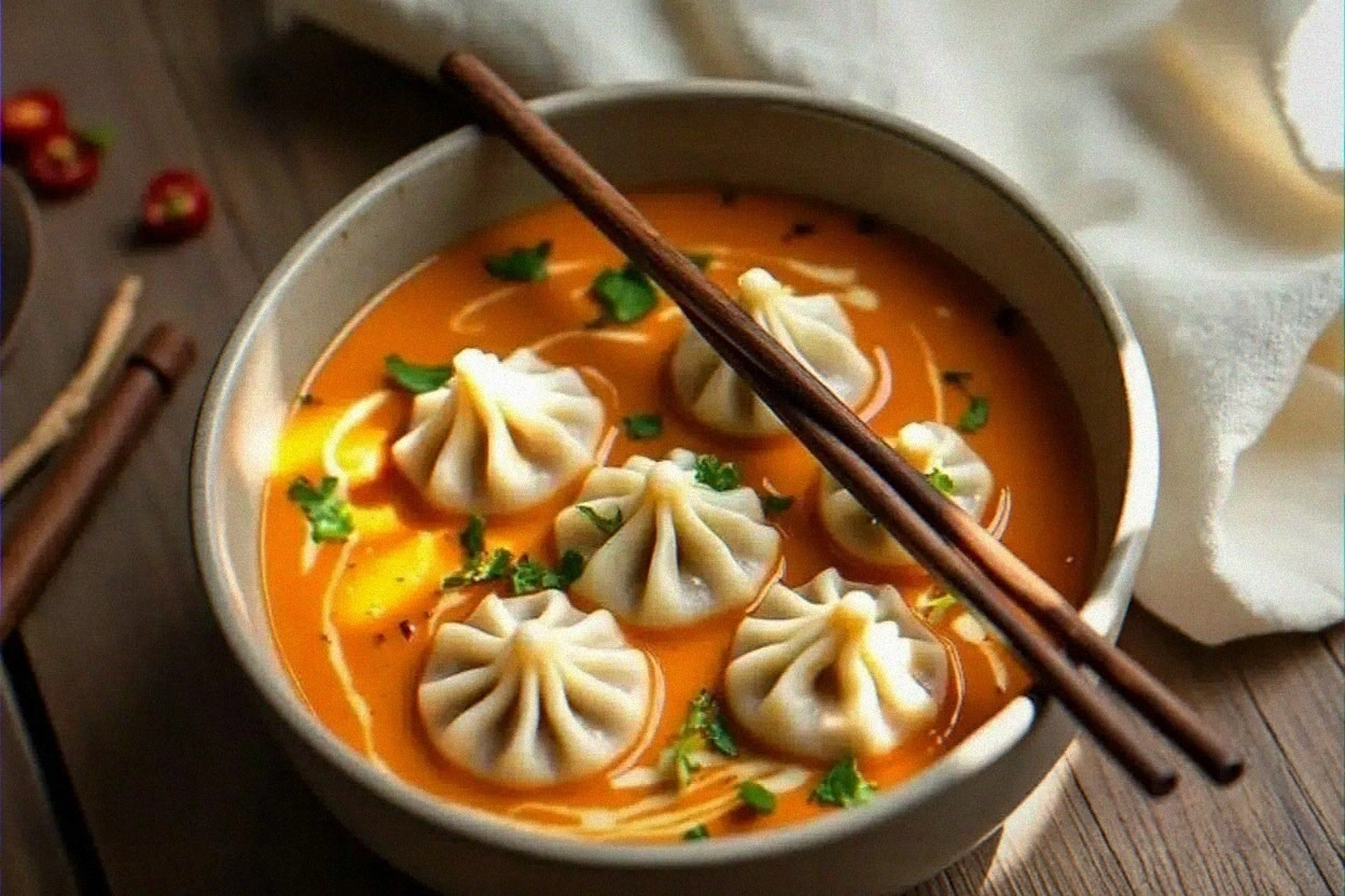 Thai Coconut Curry Dumpling Soup Recipe for Cozy Fall Nights