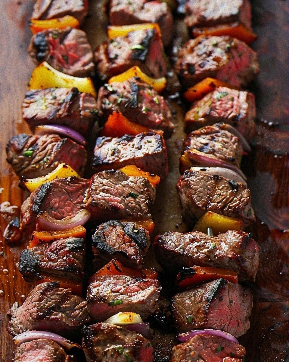 The BEST Steak Kabobs