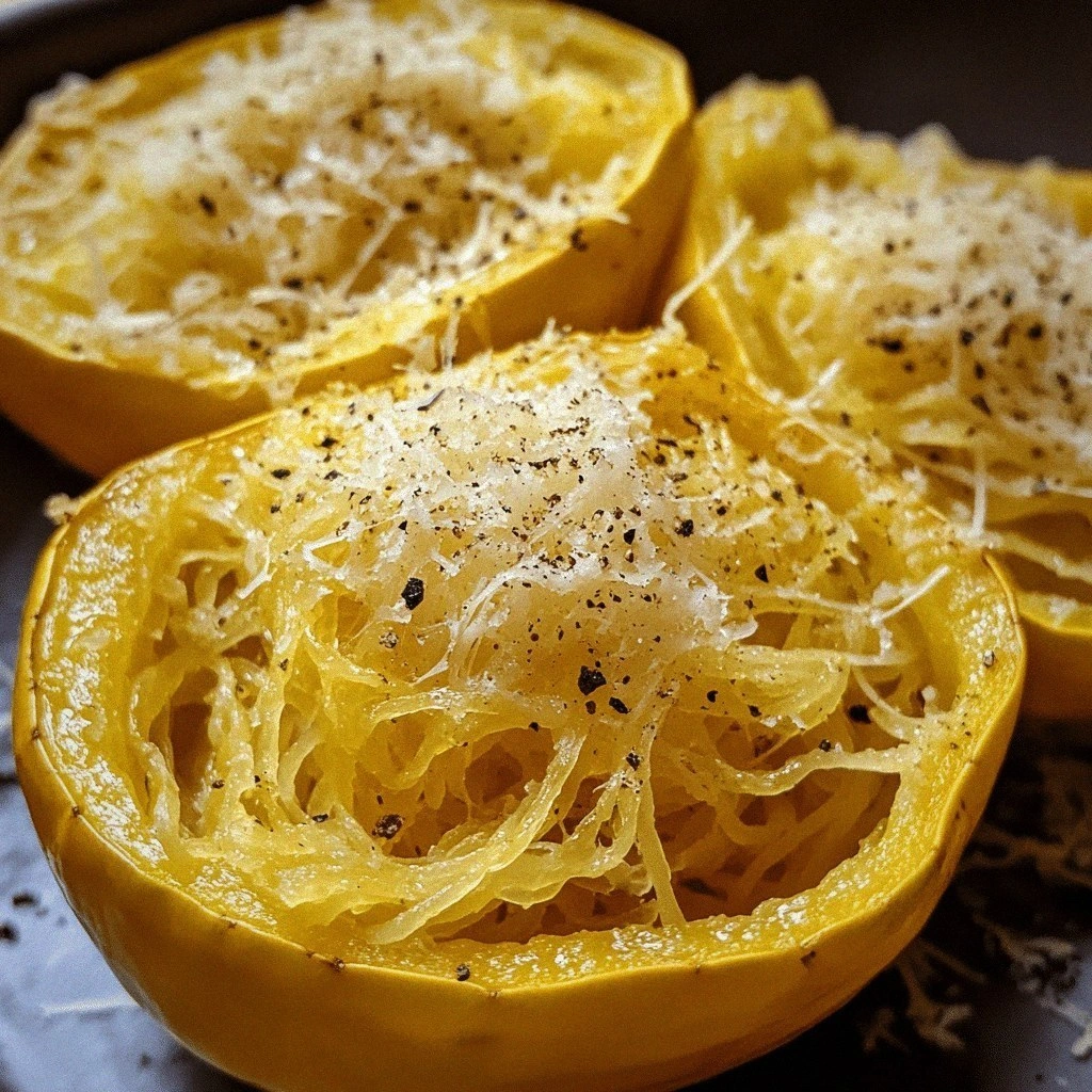 Three Cheese Spaghetti Squash
