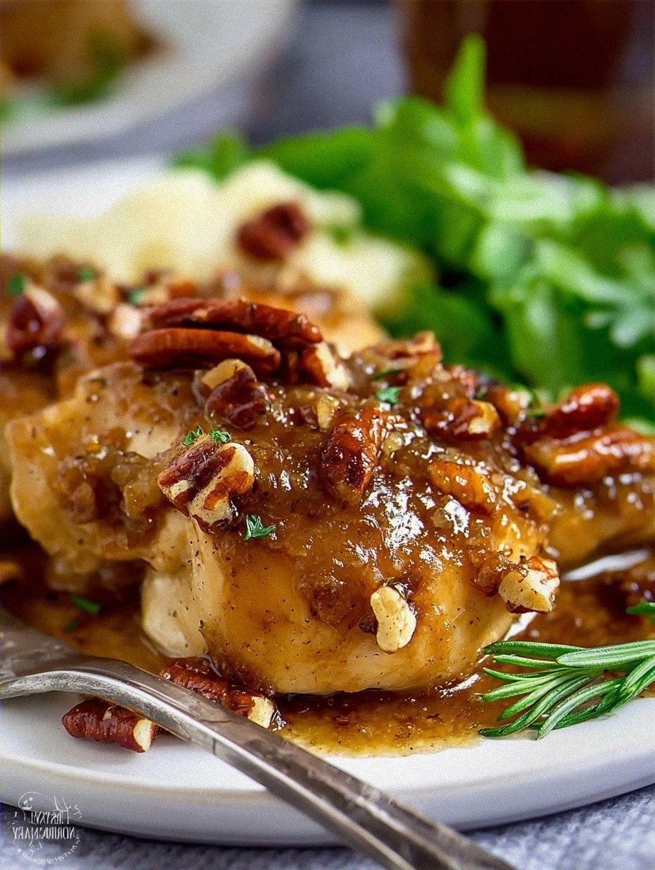 Maple Bourbon Pecan Chicken