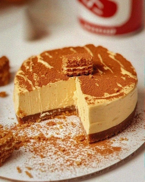 No-Bake Biscoff Cheesecake (Easy & Creamy!)