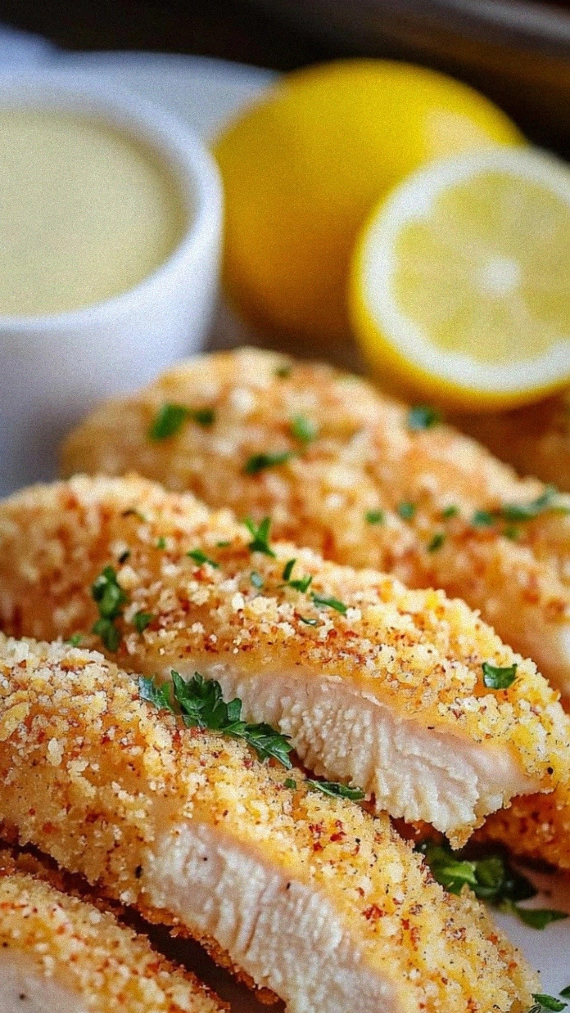 Lemon Garlic Parmesan Chicken Tenders: A Crispy, Flavorful Delight