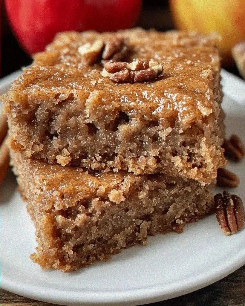 Apple Sauce Spice Cake Bars Recipe – Easy Fall Dessert