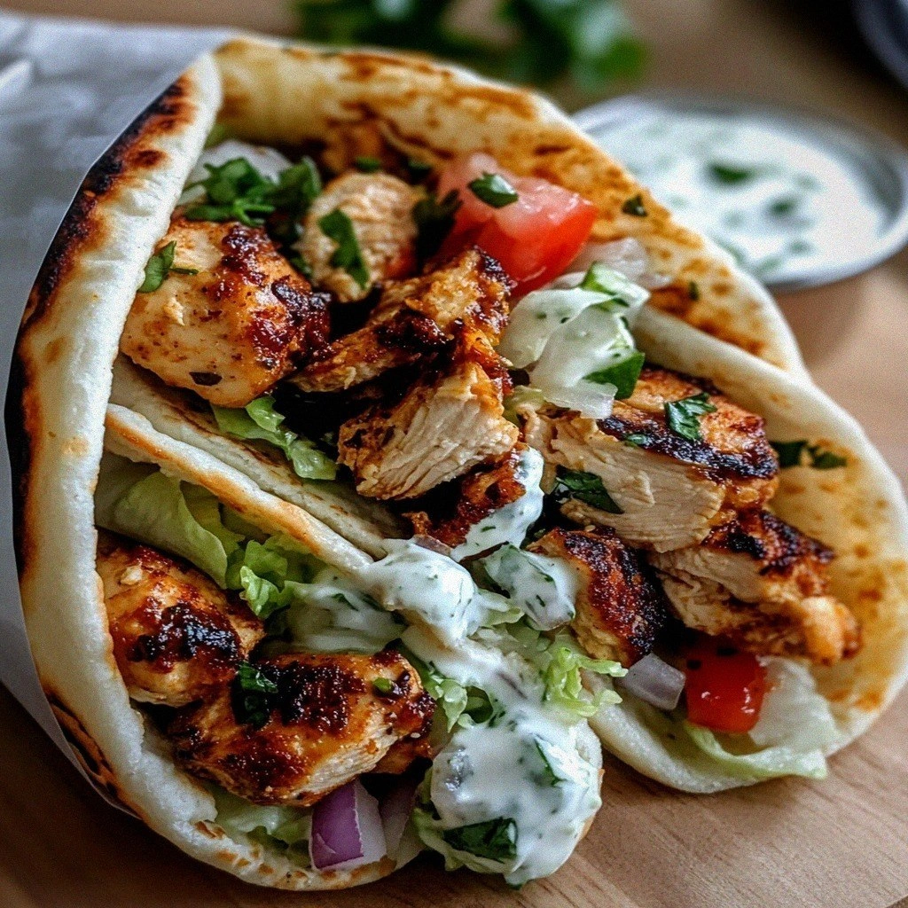 Quick & Healthy Mediterranean Chicken Gyros Recipe