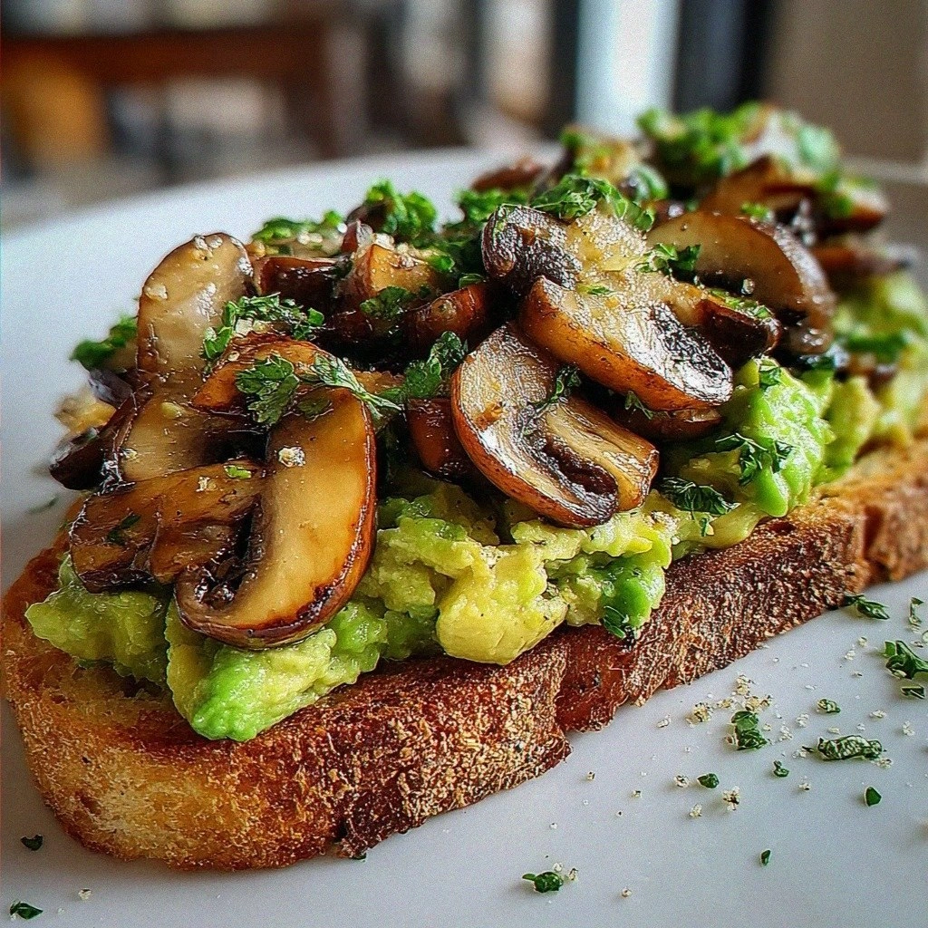 Avocado Garlicky Mushroom Toast: A Delightful Recipe!