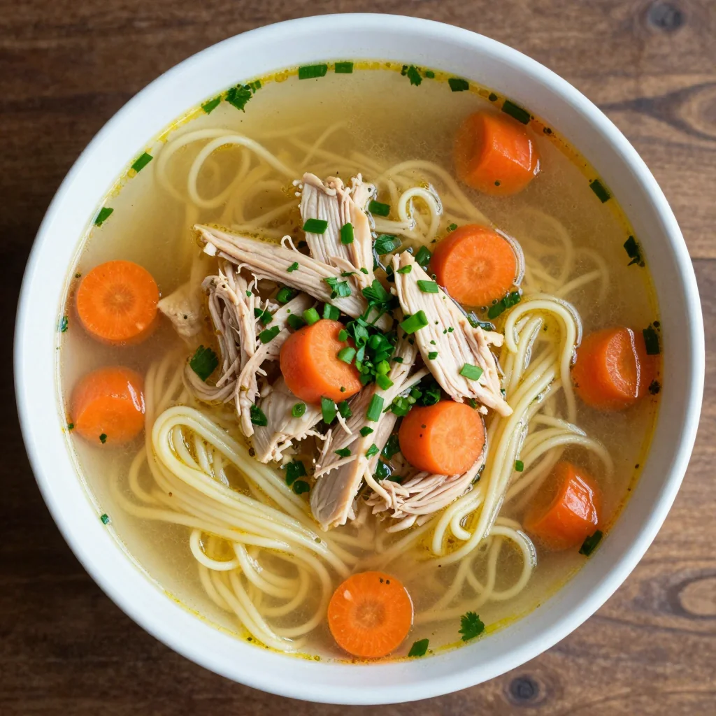 Budget Chicken Noodle Soup for January Reset