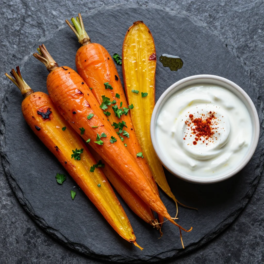 budget family dinner roasted carrots and sweet potatoes