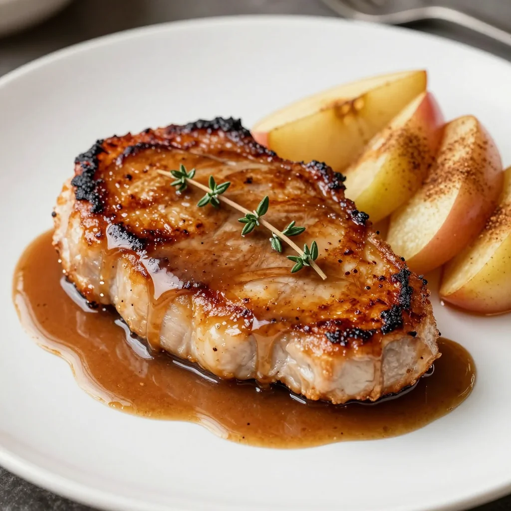 Budget Pork Chops with Apples for Sweet Savory Dinners