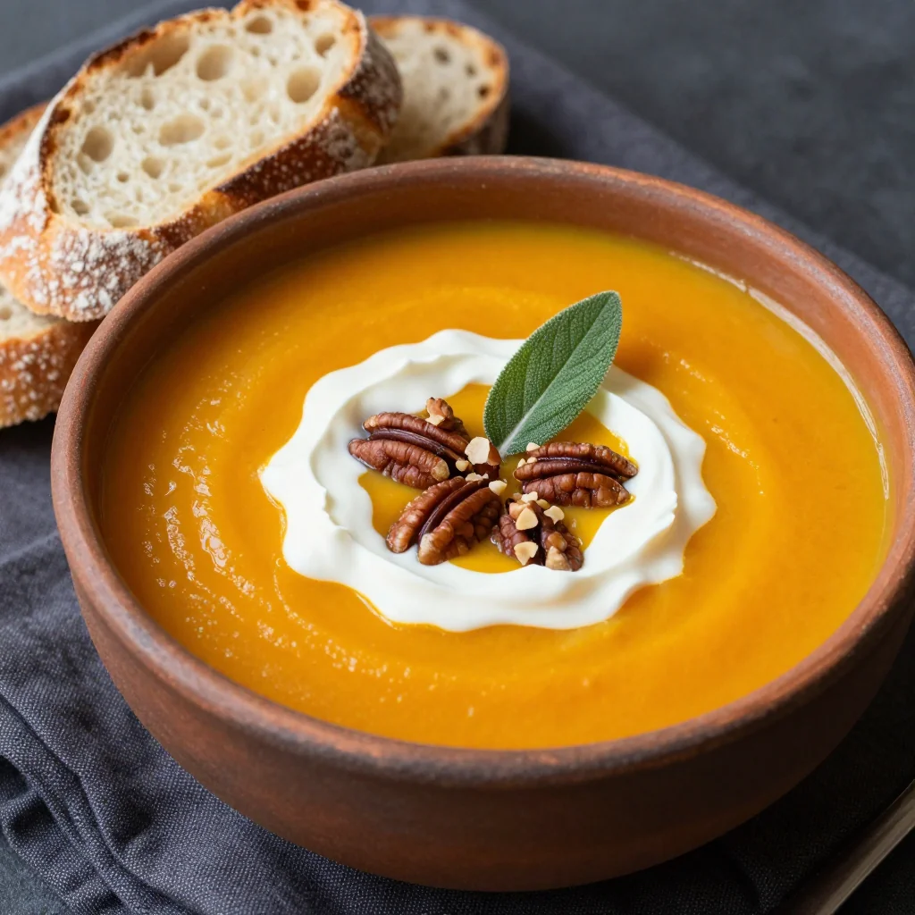 Cozy Butternut Squash and Apple Soup for Winter Nights