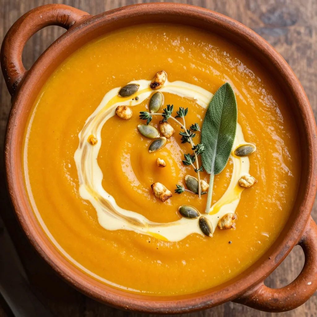 Cozy Butternut Squash and Apple Soup for Winter Nights