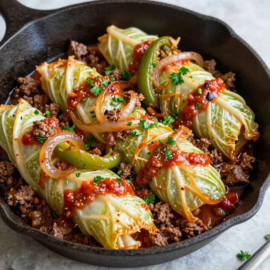 Cozy Keto Cabbage Roll Skillet for Clean Eating Reset