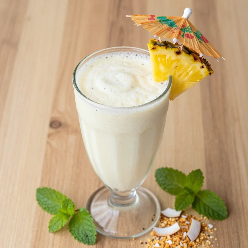 Creamy Keto Piña Colada Smoothie for a Tropical Escape