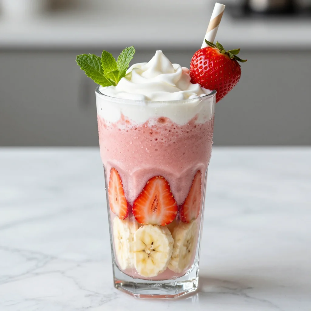 Creamy Strawberry Banana Detox for January