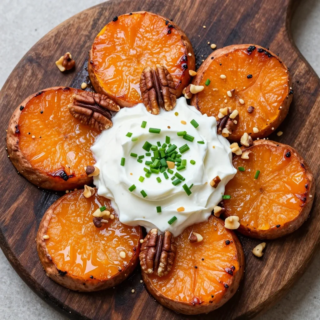 Crispy Baked Sweet Potato Rounds for Snack
