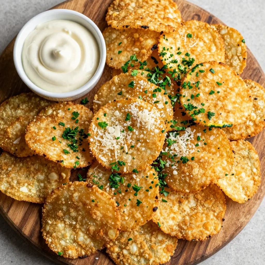 Crispy Baked Zucchini Chips for Healthy Snack