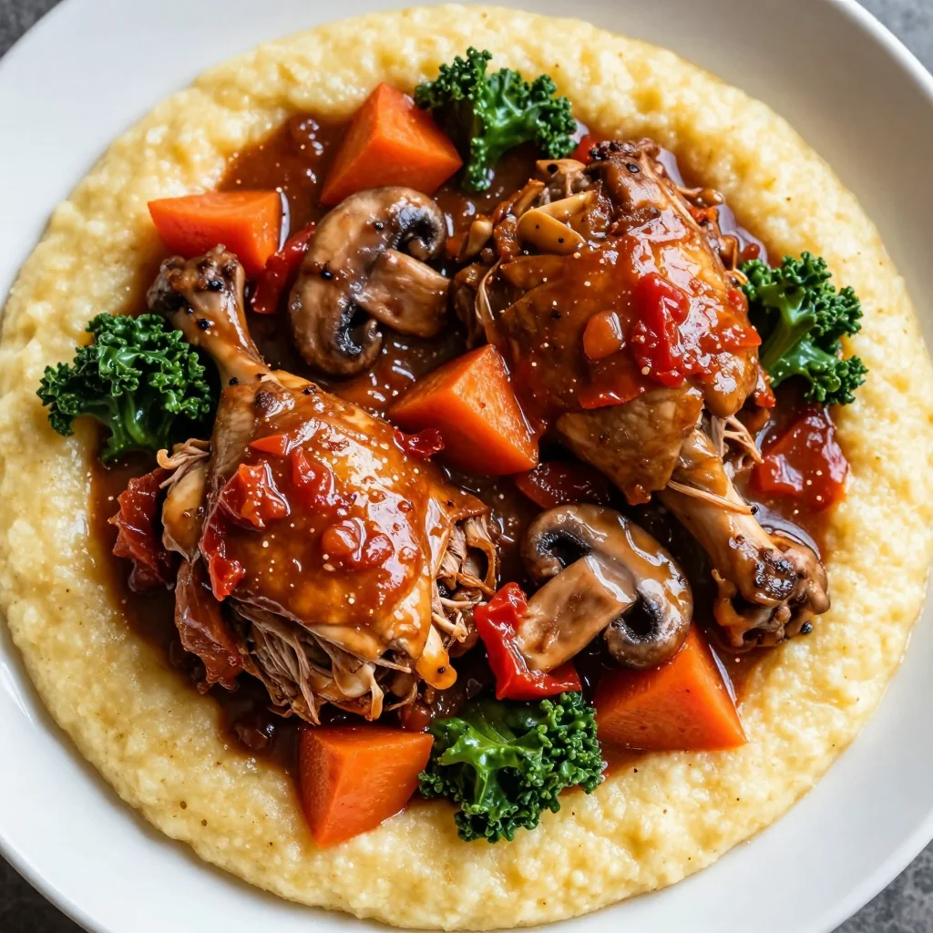 delicious slow cooker turkey cacciatore with winter vegetables