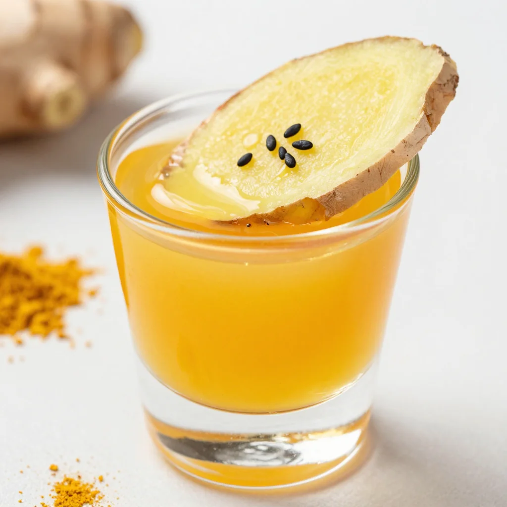 Detox Ginger Turmeric Shot for a January Reset