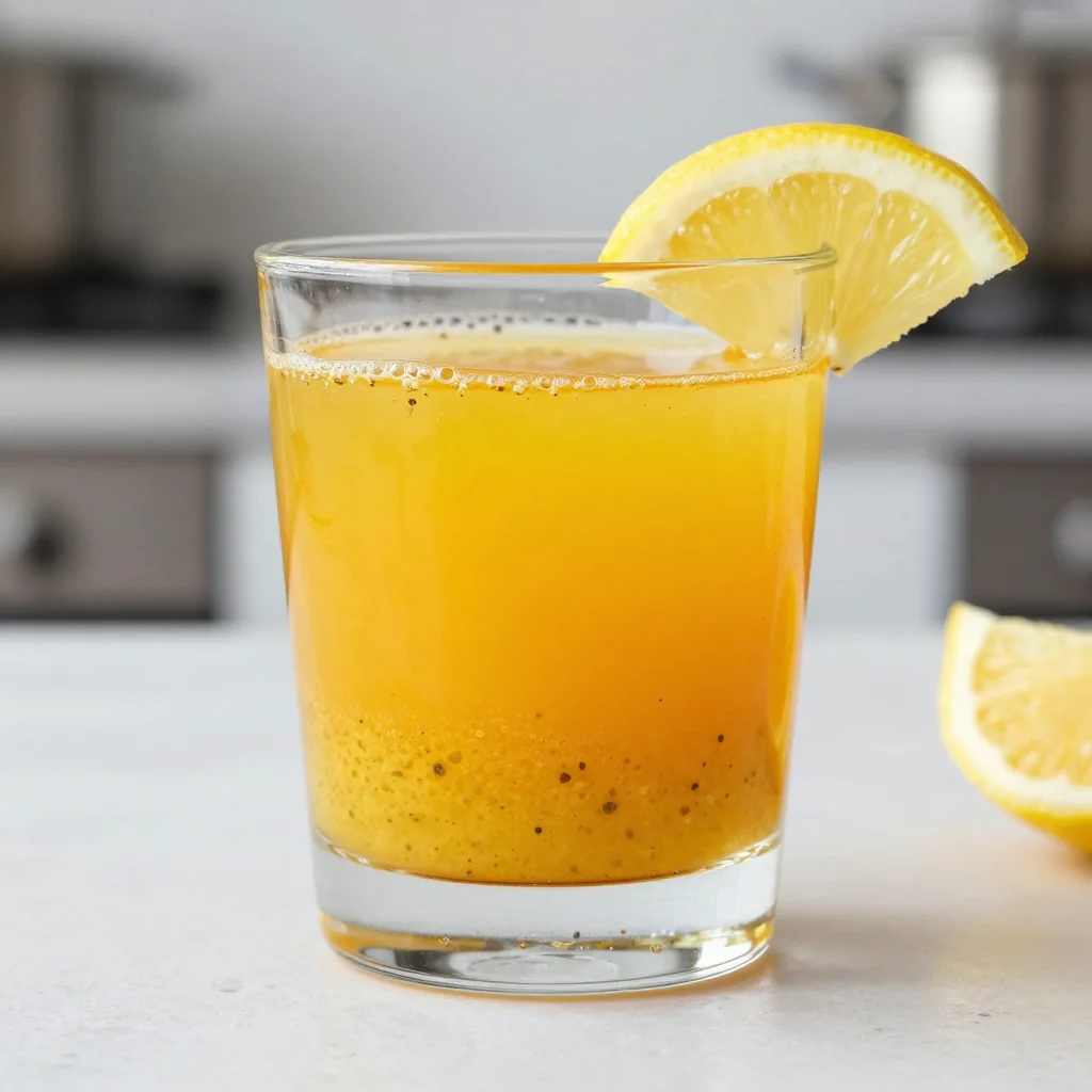 Detox Ginger Turmeric Shot for a January Reset